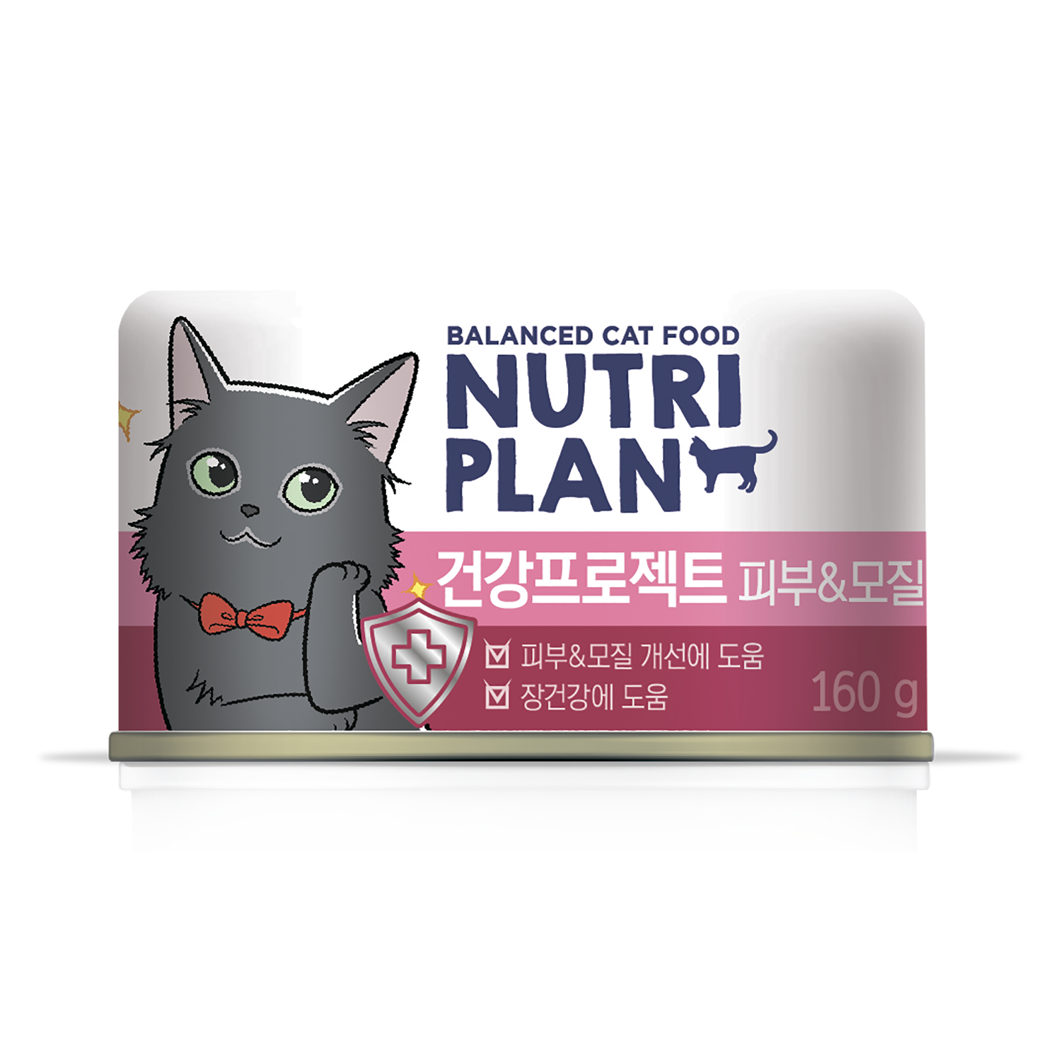 Корм для кошек Nutri Plan тунец здоровая кожа в собственном соку 160г - фото 1
