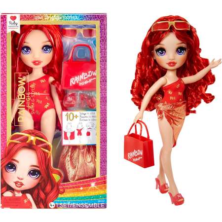 Кукла Rainbow High Swim and Style Fashion Ruby 507277EUC