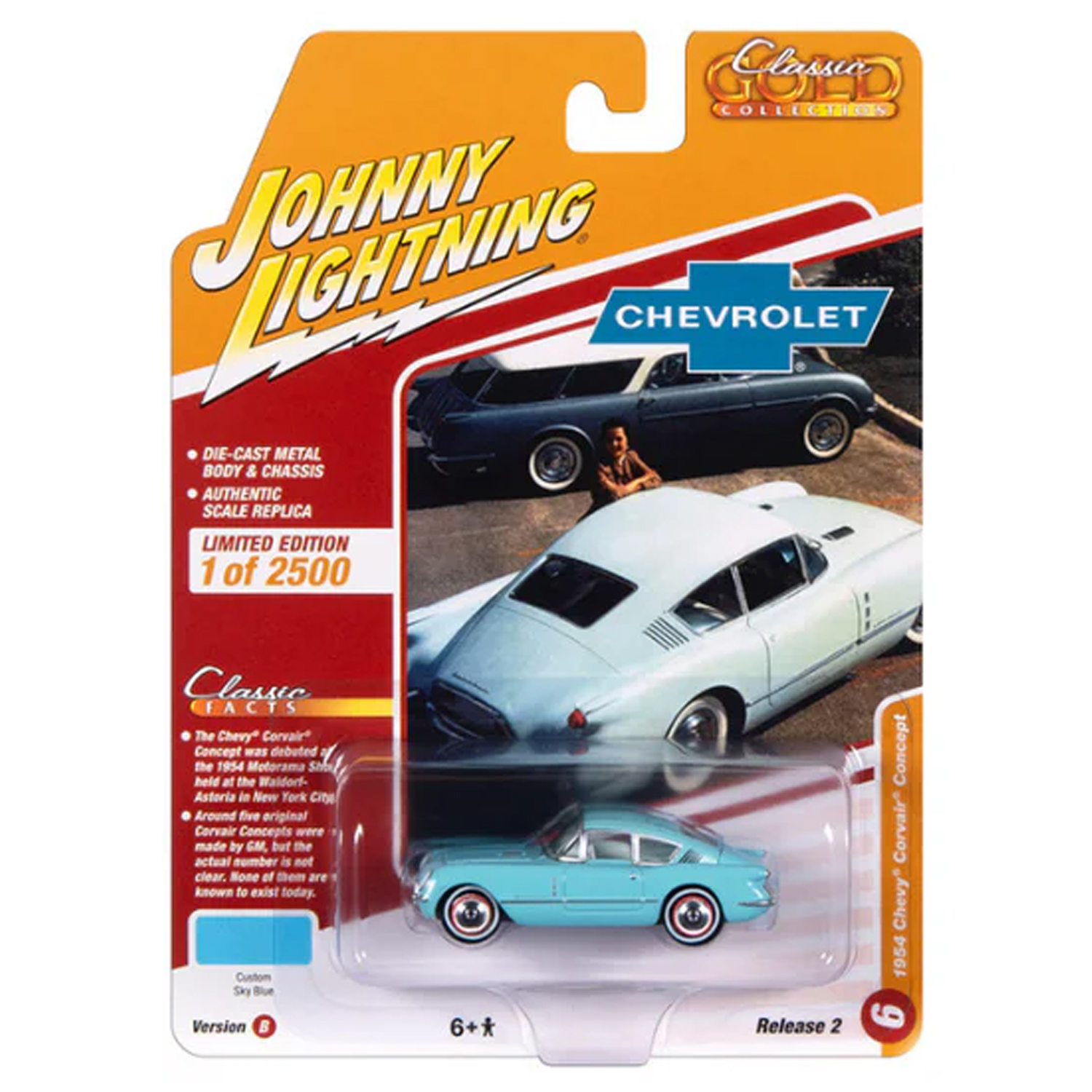 Автомобиль Johnny Lightning 1:64 JLCG032B-R2-N6 - фото 3