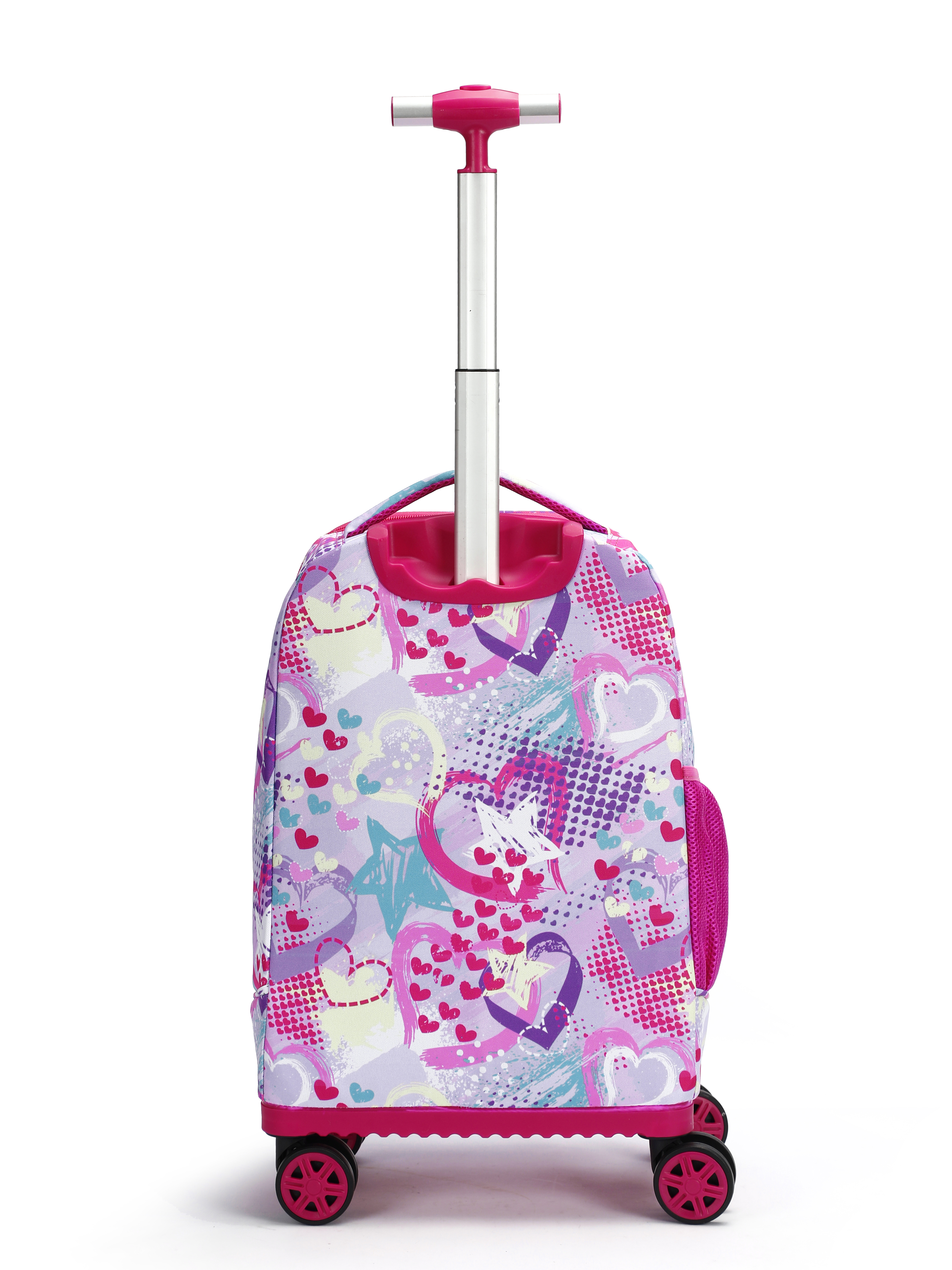 Чемодан Beyond time Сердечки на светлом фоне - фото 9