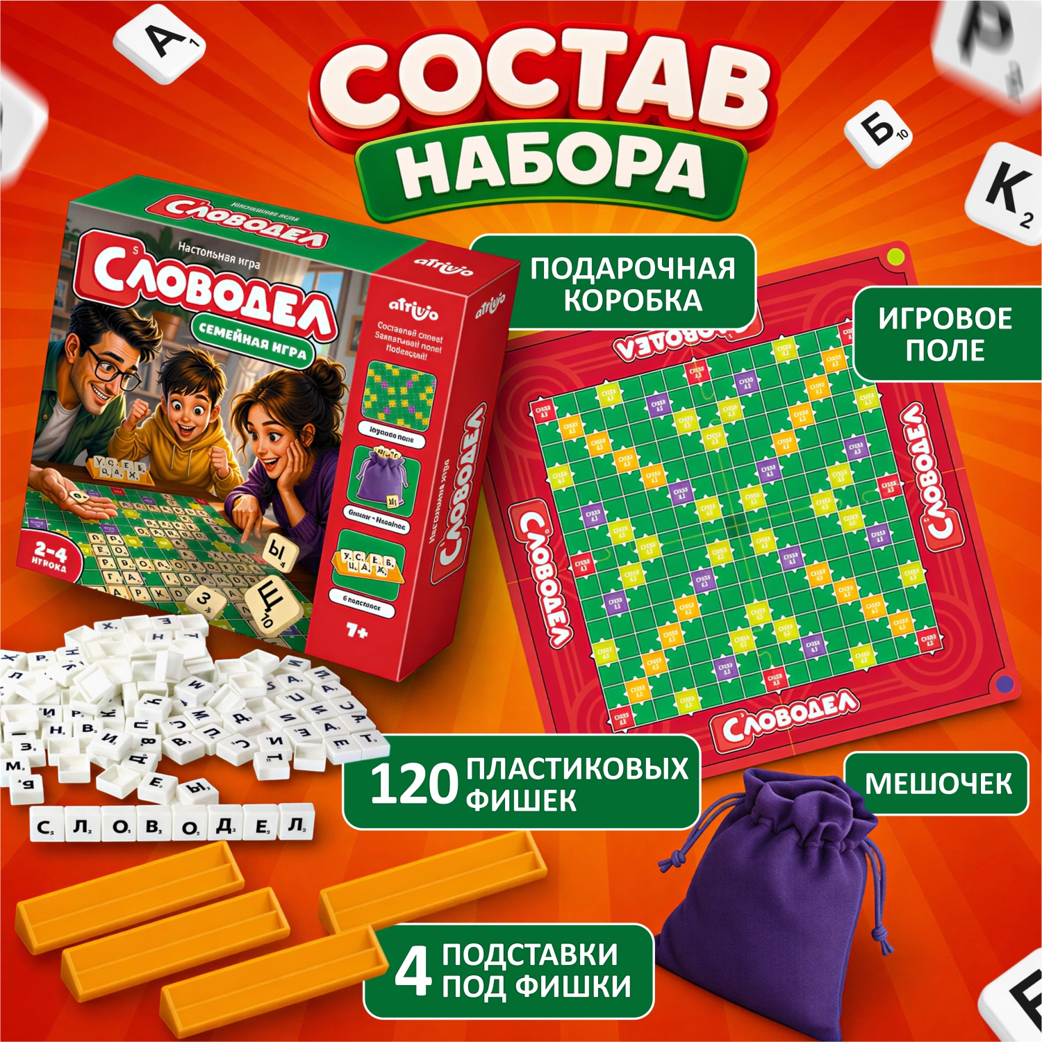 Настольная игра Attivio Словодел - фото 3