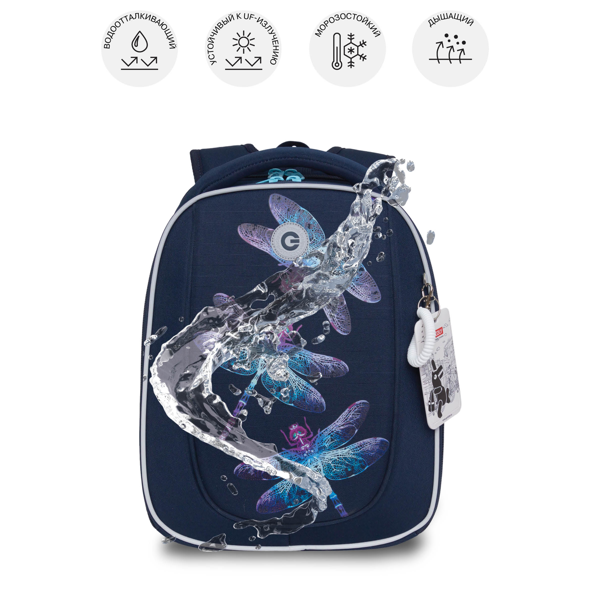 Ранец Grizzly Стрекозы - фото 9