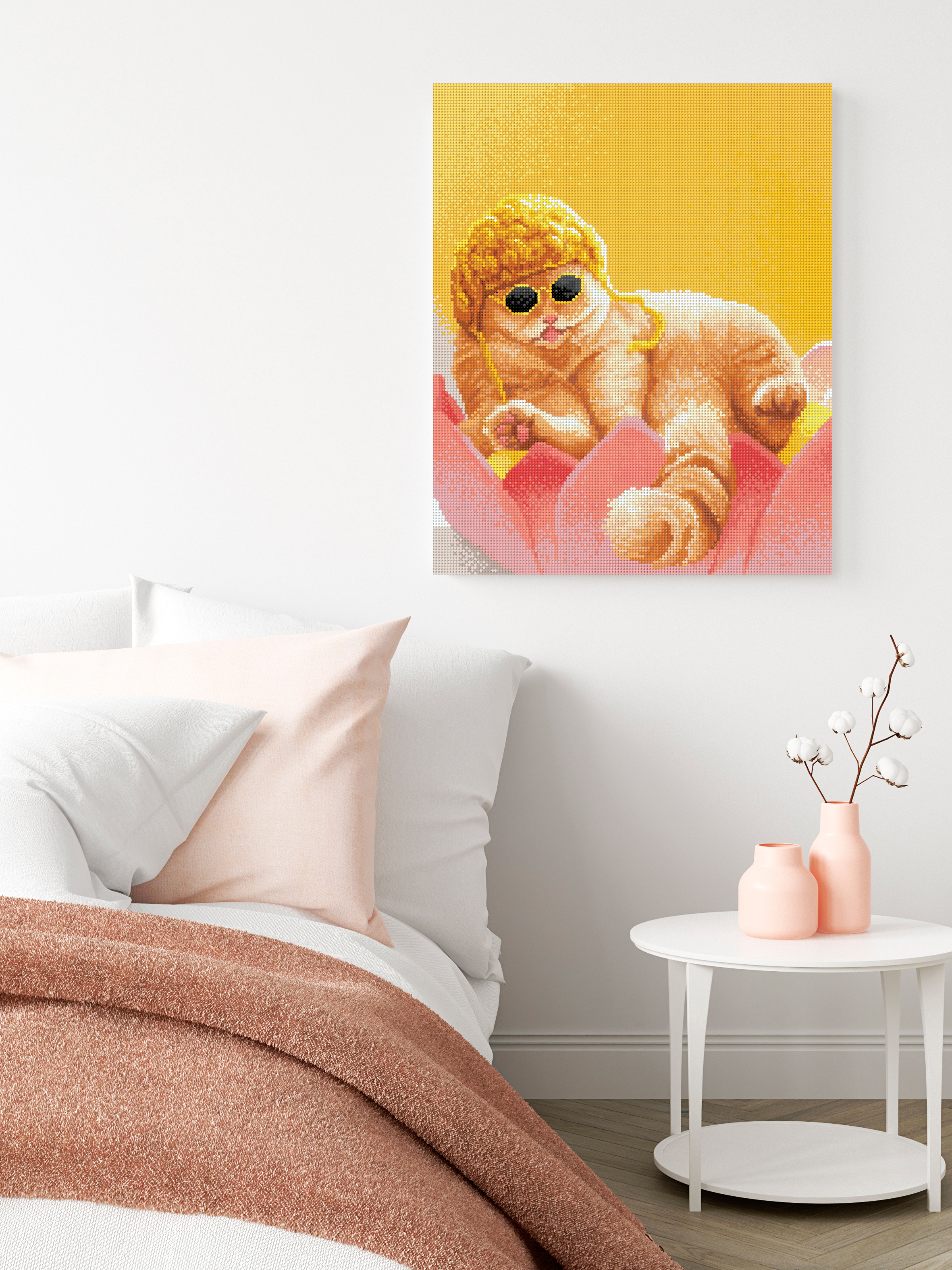 Алмазная мозаика Art sensation Солнечный кот в ассортименте - фото 3