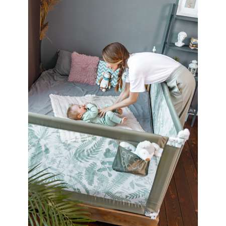 Барьер оливковый 180 см AmaroBaby Safety of dreams