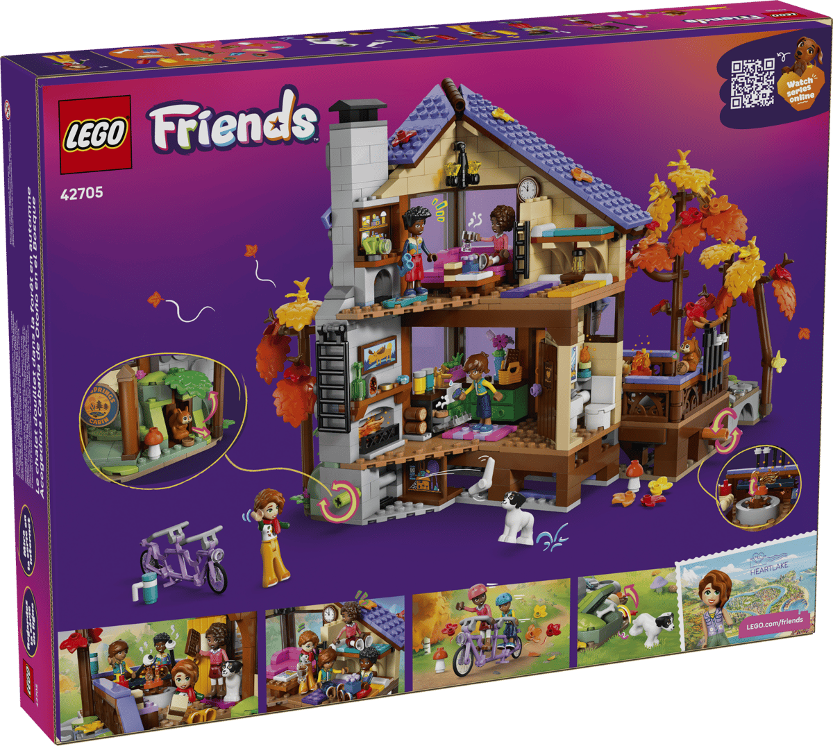 Конструктор LEGO Friends Уютная лесная хижина осенью 1229 дет. - фото 12