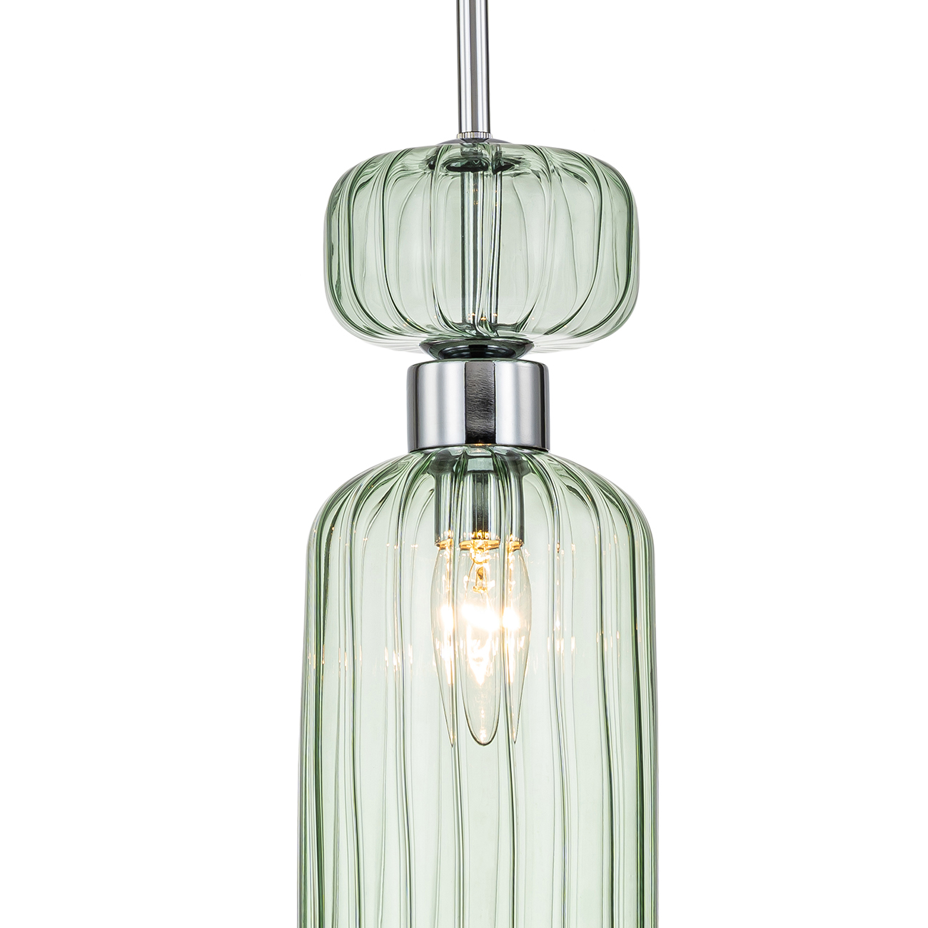 Подвесной светильник ESCADA Escada 1141/1S Chrome/Green - фото 3
