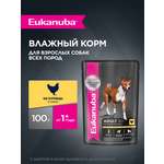 Корм для собак Eukanuba 100г с курицей в соусе пауч