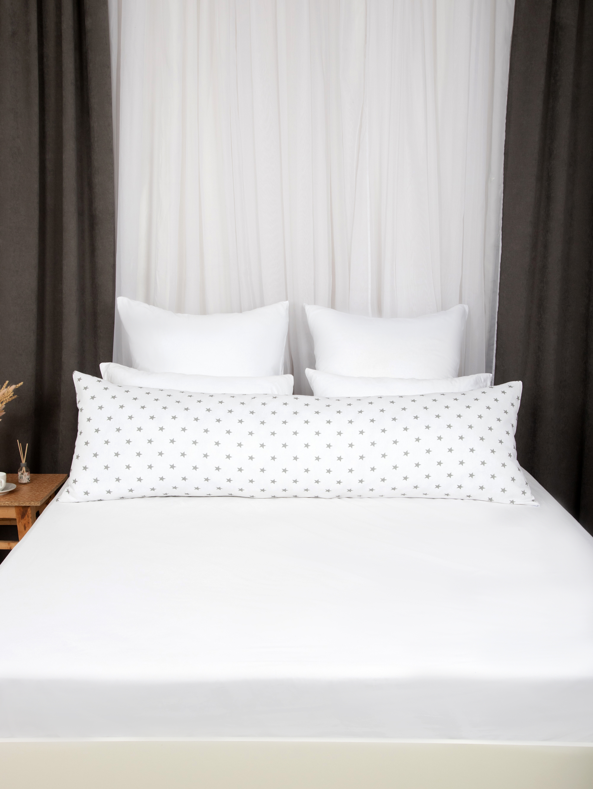 Наволочка Wellness Звезды на подушку для беременных 50 x 150 см 1 шт. - фото 6
