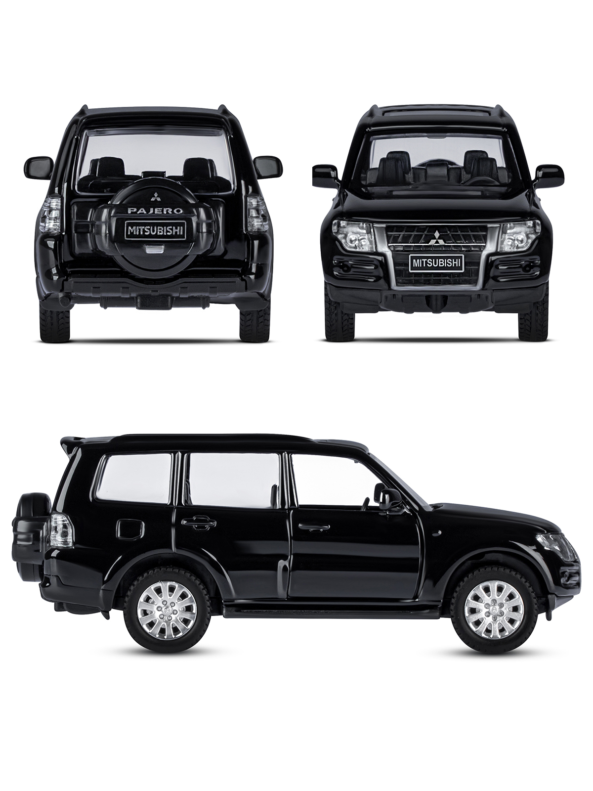 Внедорожник АВТОпанорама Mitsubishi Pajero 4WD Turbo 1:43 JB1251429 - фото 5