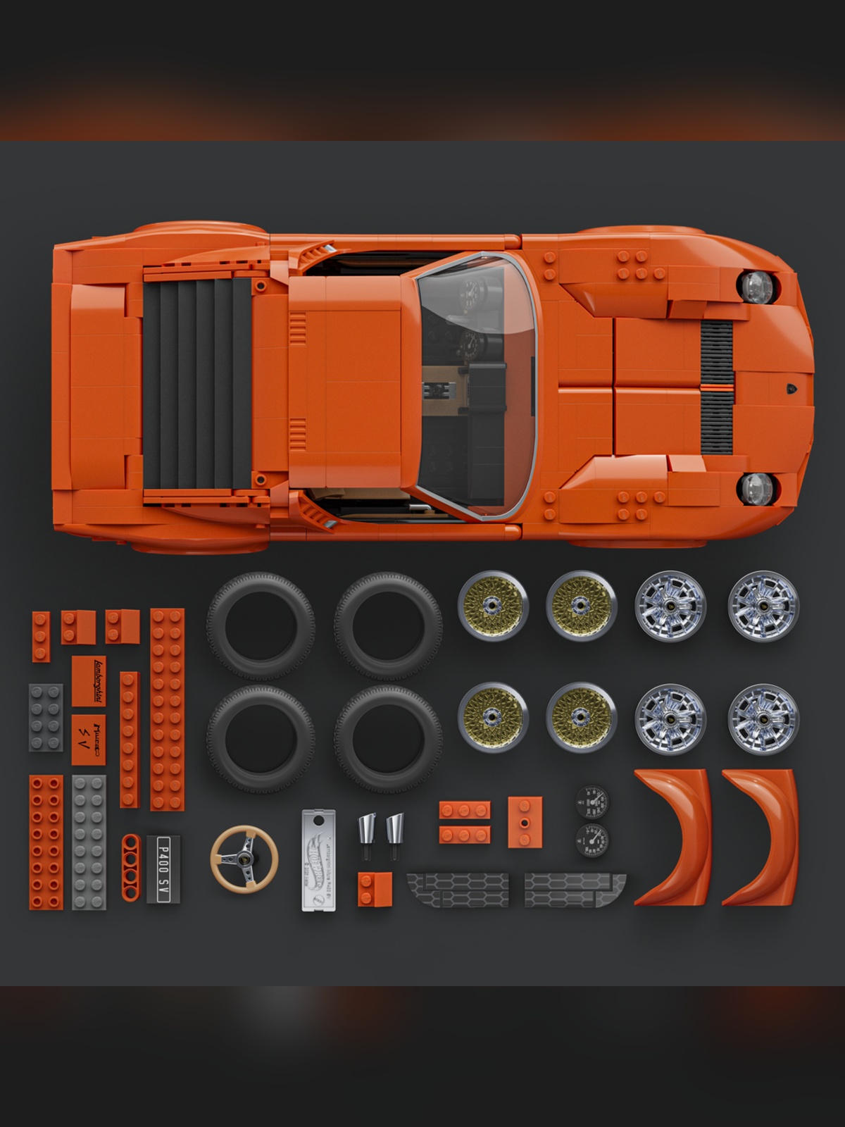 Конструктор Brick Shop Lamborghini Miura 1523 дет. - фото 3