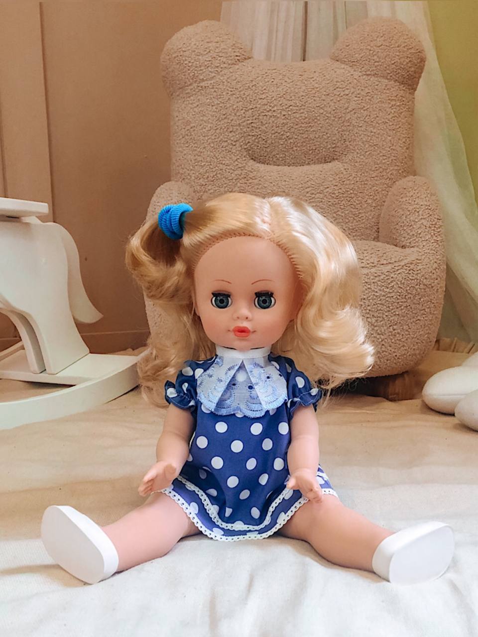Кукла классическая СТРАНА КУКОЛ большая говорящая Маша высота 40 см 19-07.3 - фото 15