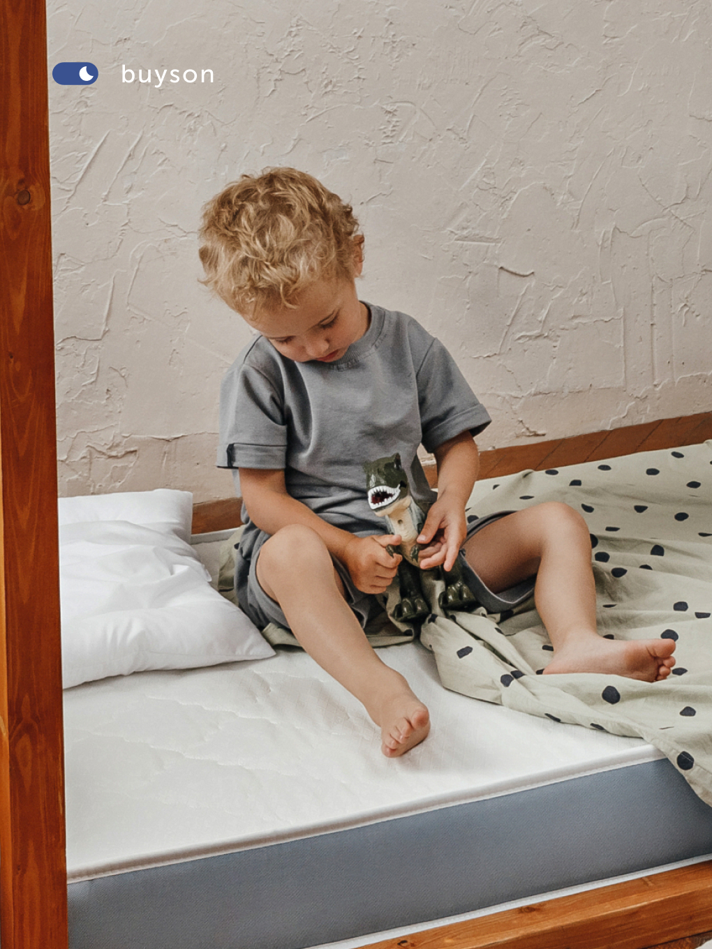 Подушка детская buyson BuySweet от 3 до 5 лет 35 x 55 см 1 шт. - фото 14