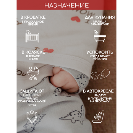 Пеленка боди для рук на липучке Imperias Пеленка боди для рук на липучке