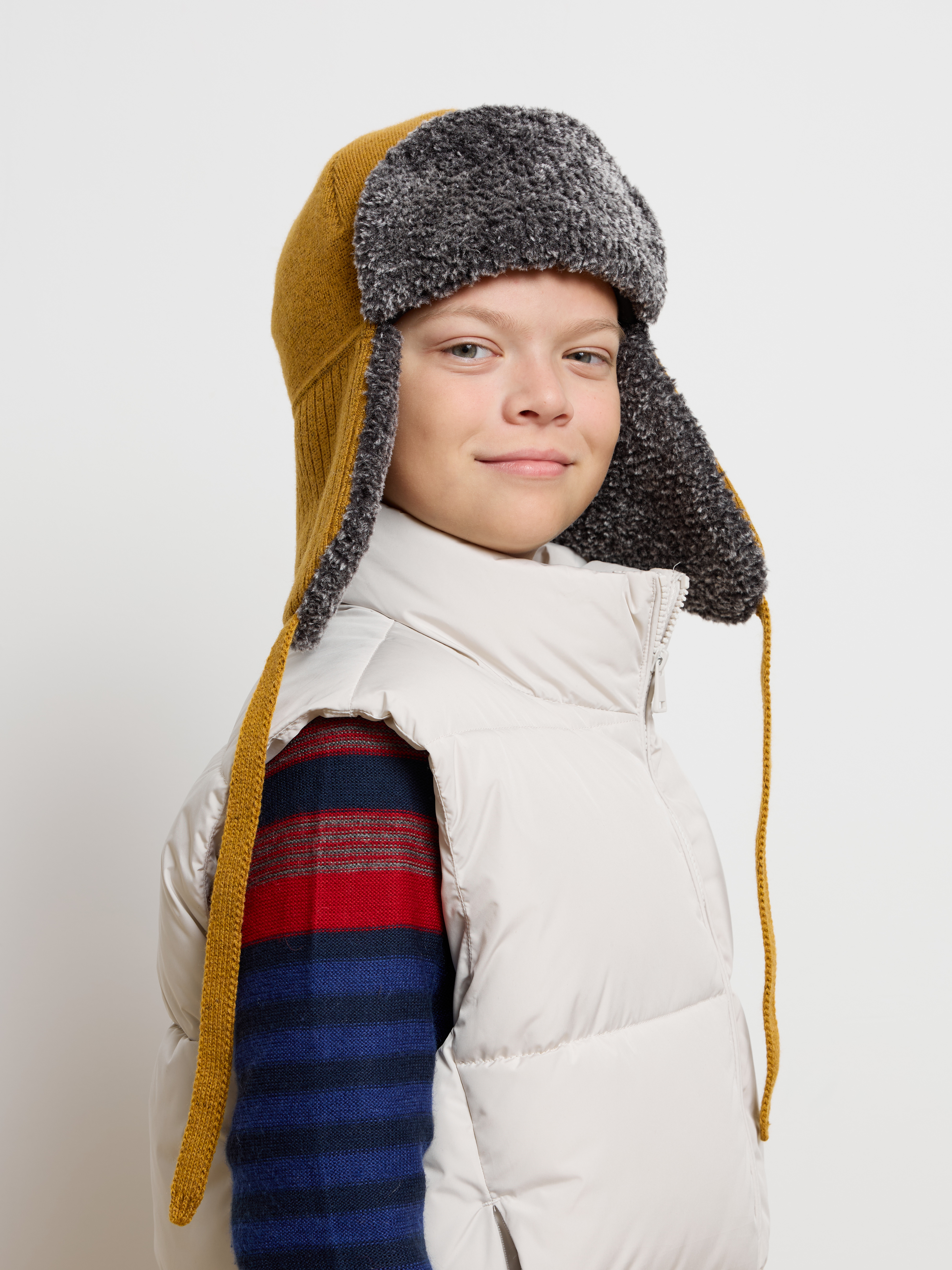 Шапка-ушанка Starkoff Kids Д500918 - фото 1