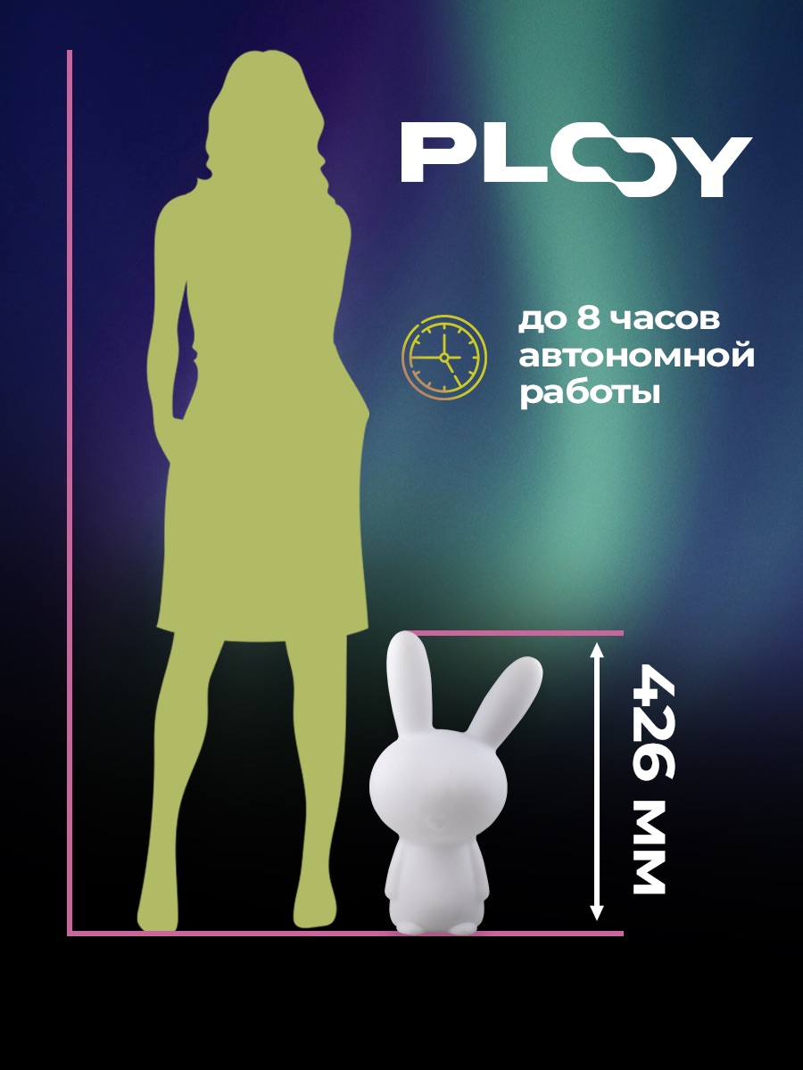 Колонка bluetooth PLOY Зайка - фото 7