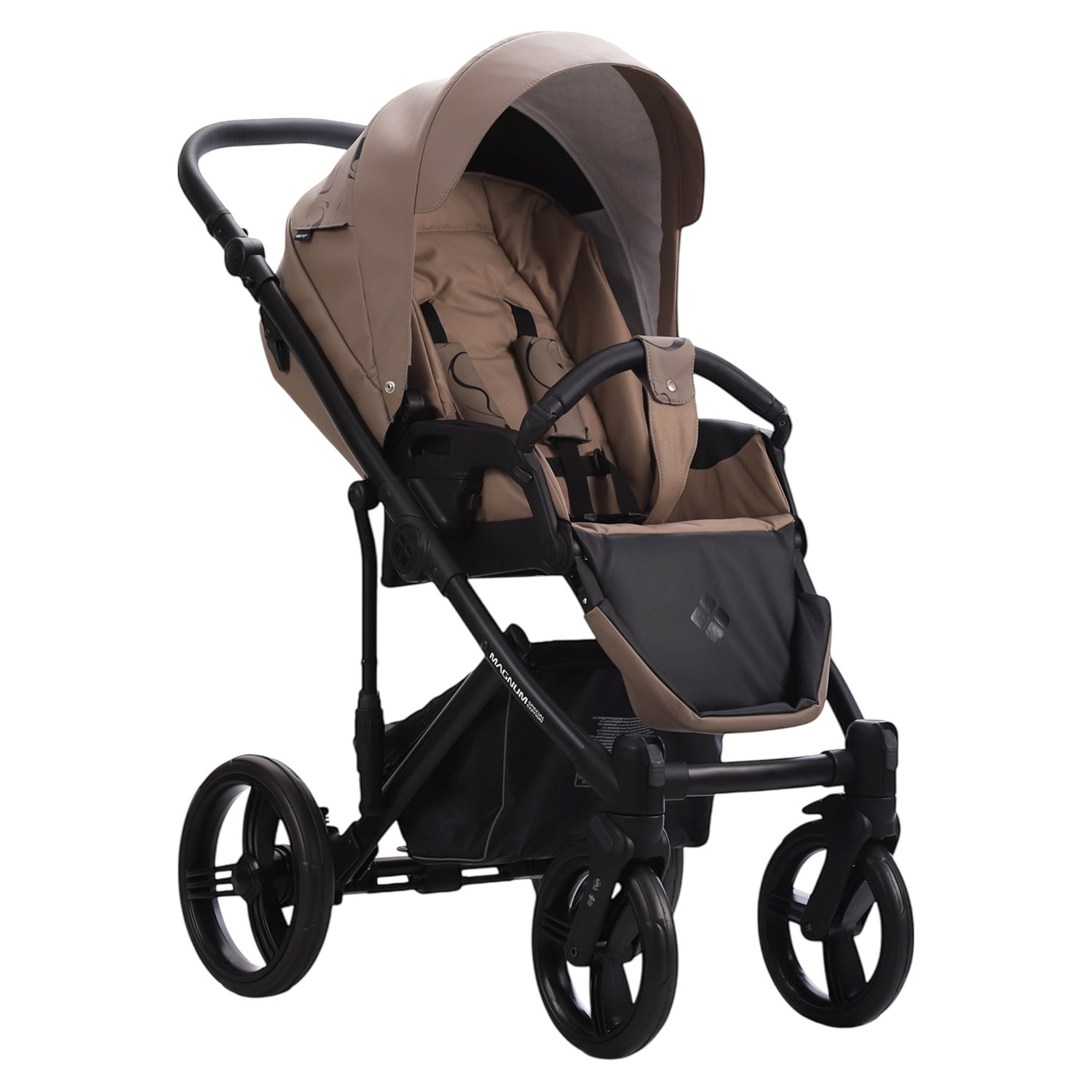 Коляска 2в1 Bebetto Magnum Light SE Pro бежевый - фото 4
