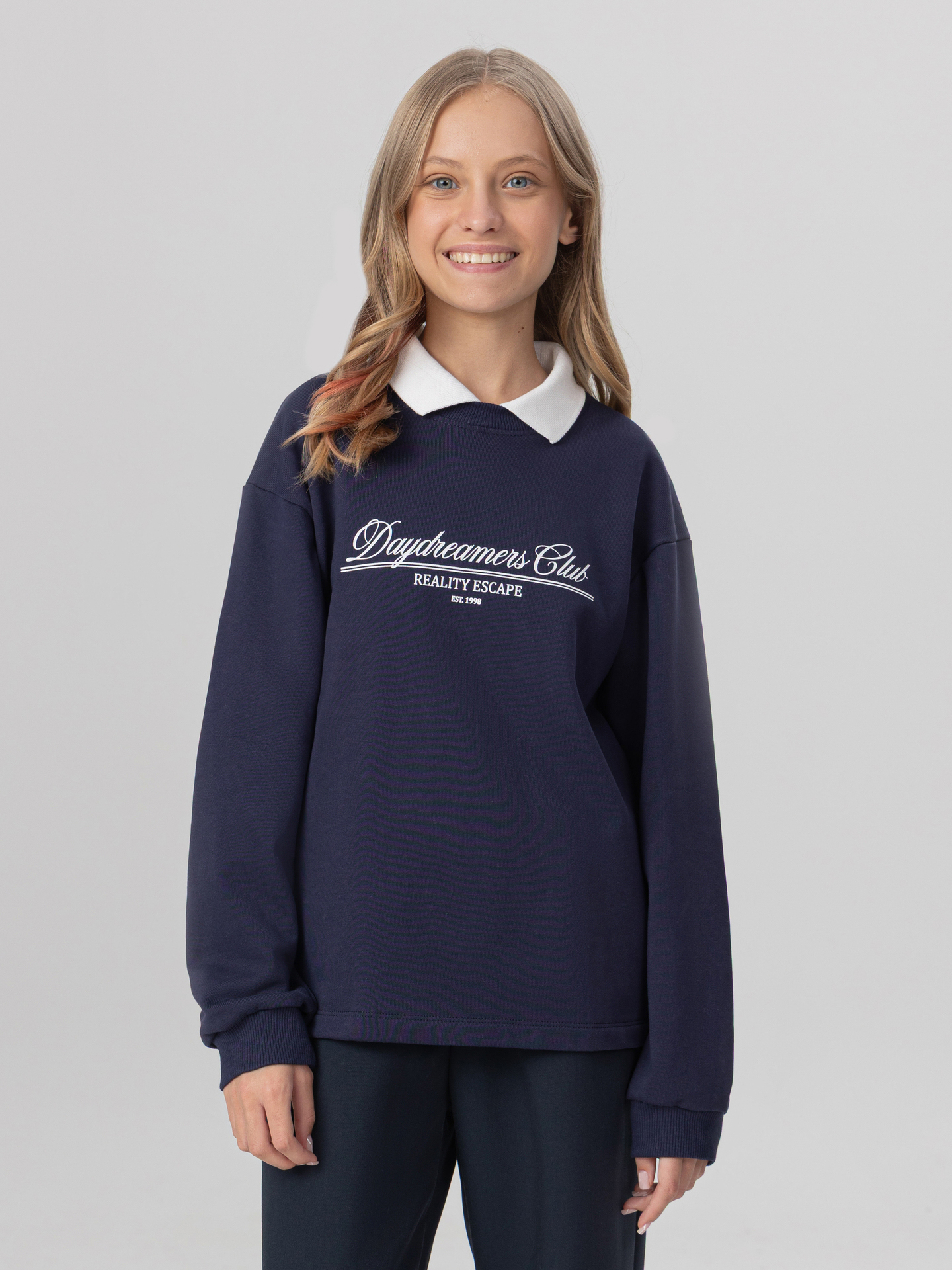 Джемпер Mark Formelle (Марк Формэль) 127971/синее небо +печать - фото 1