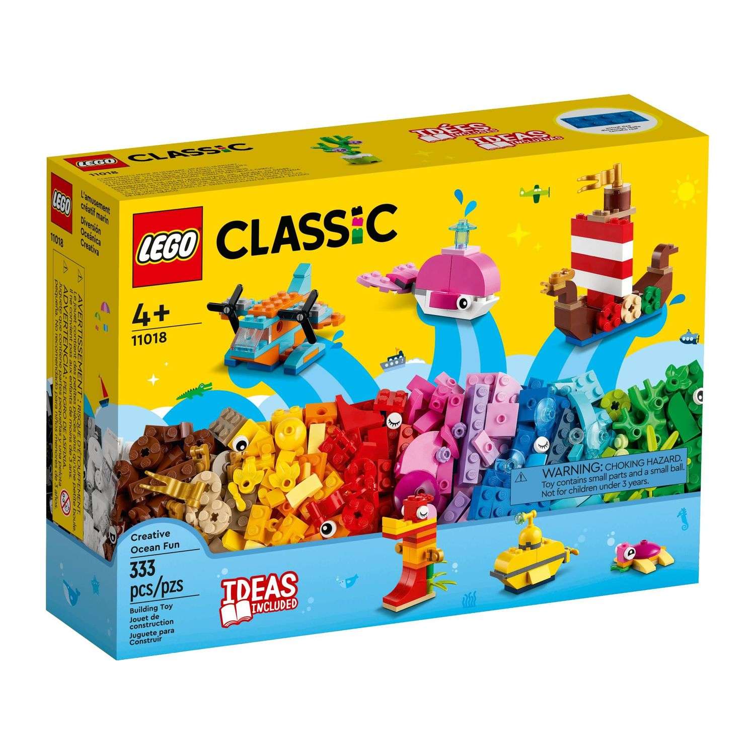 Конструктор LEGO Classic Творческое веселье в океане блочный - фото 1