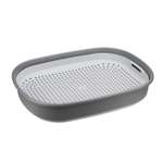 Туалет для кошек HOMECAT Frost Touch с сеткой смоки 46.5*34.5*9.5см