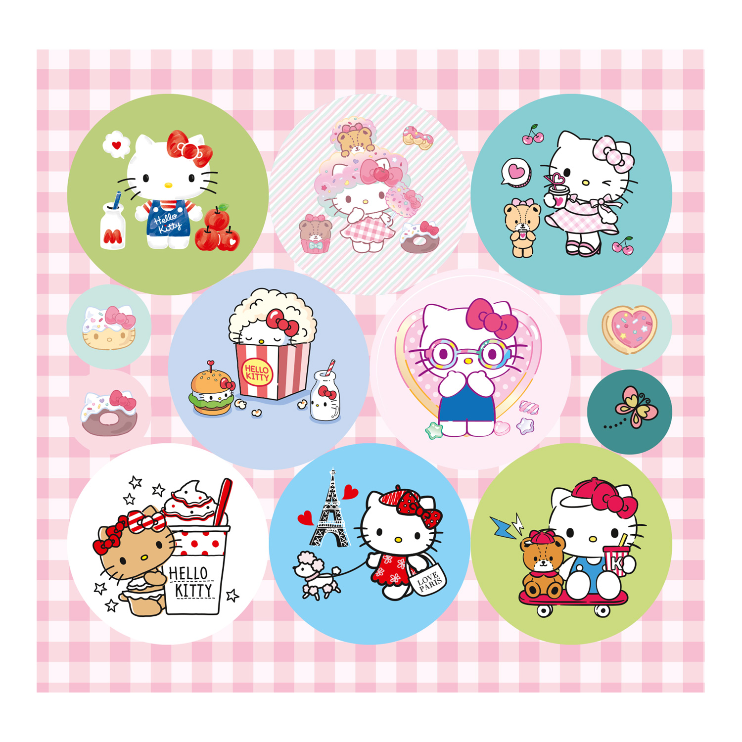 Блокнот для творчества с наклейками ND PLAY Хэллоу Китти Давай веселиться - фото 5