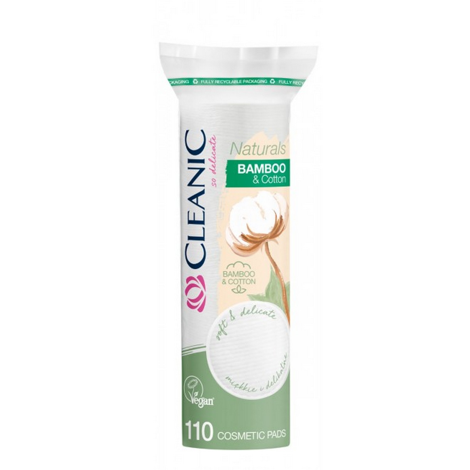 Ватные диски Cleanic 110 шт. - фото 1