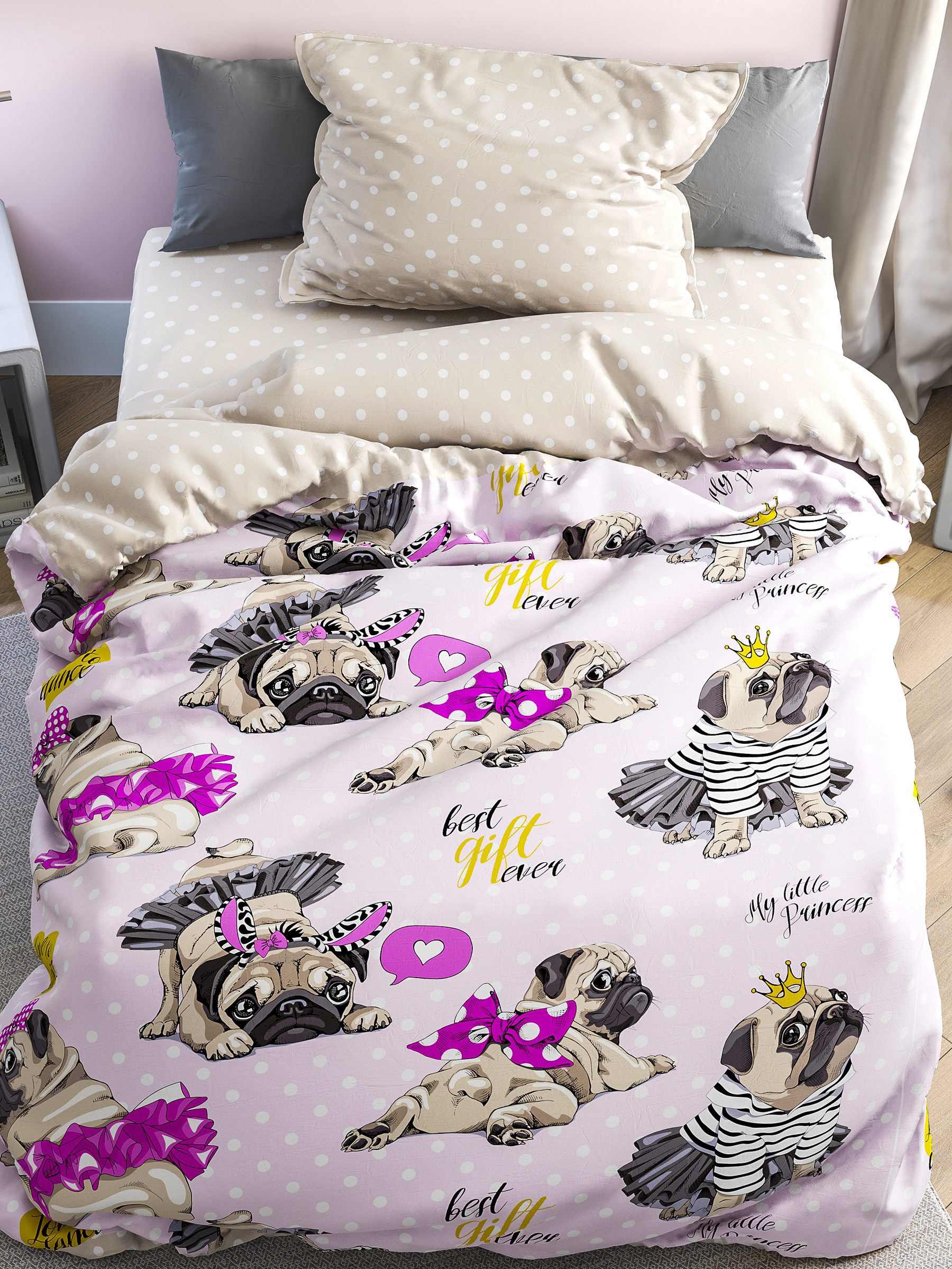 Комплект постельного белья PAVLine FreeDom полутораспальный 3 предм. - фото 7