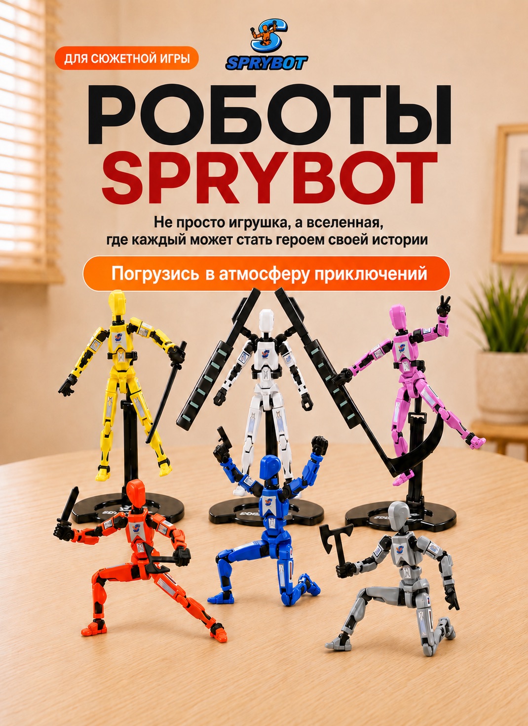 Фигурка TrendToys роботы на магнитах шарнирные - фото 7