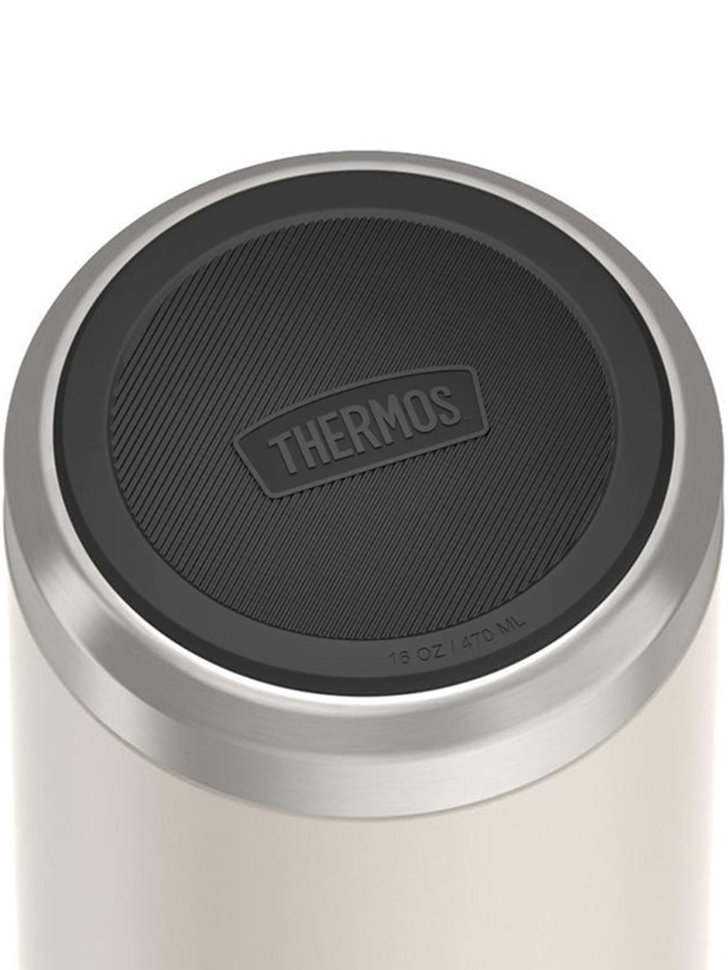Термос для еды супа 470 мл с ложкой THERMOS ICON-300 песочный – нержавеющая сталь герметичный тепло/холод 10/24 часа - фото 14