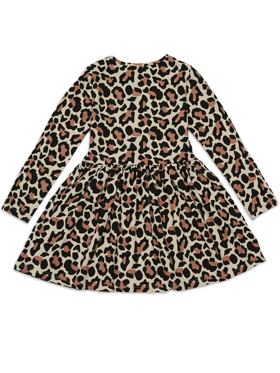 Платье ME WE KG223-J602-631_Коричневый/Леопард - фото 7