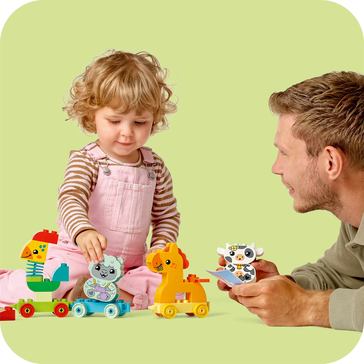 Конструктор LEGO DUPLO Поезд с животными 19 дет. - фото 7