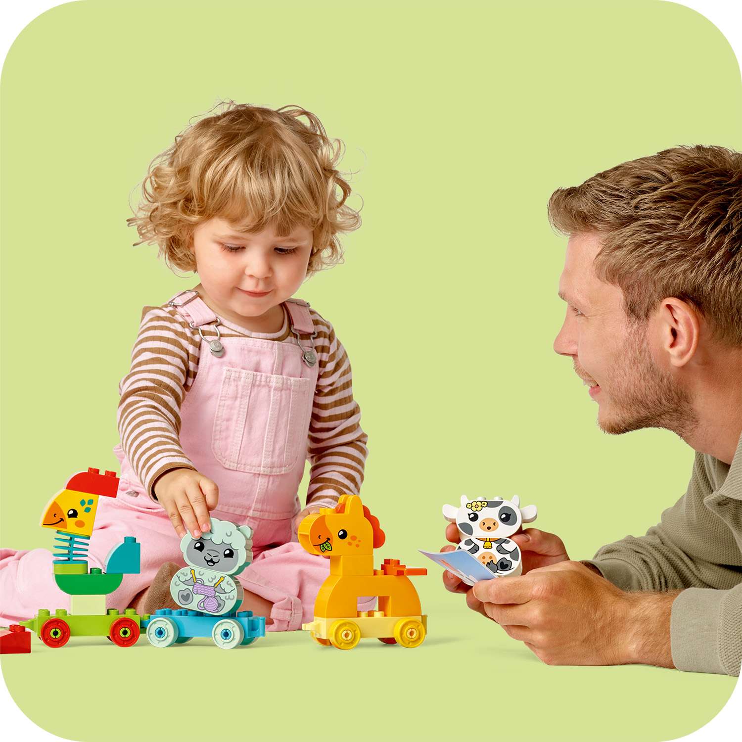 Конструктор LEGO DUPLO Поезд с животными 19 дет. - фото 7