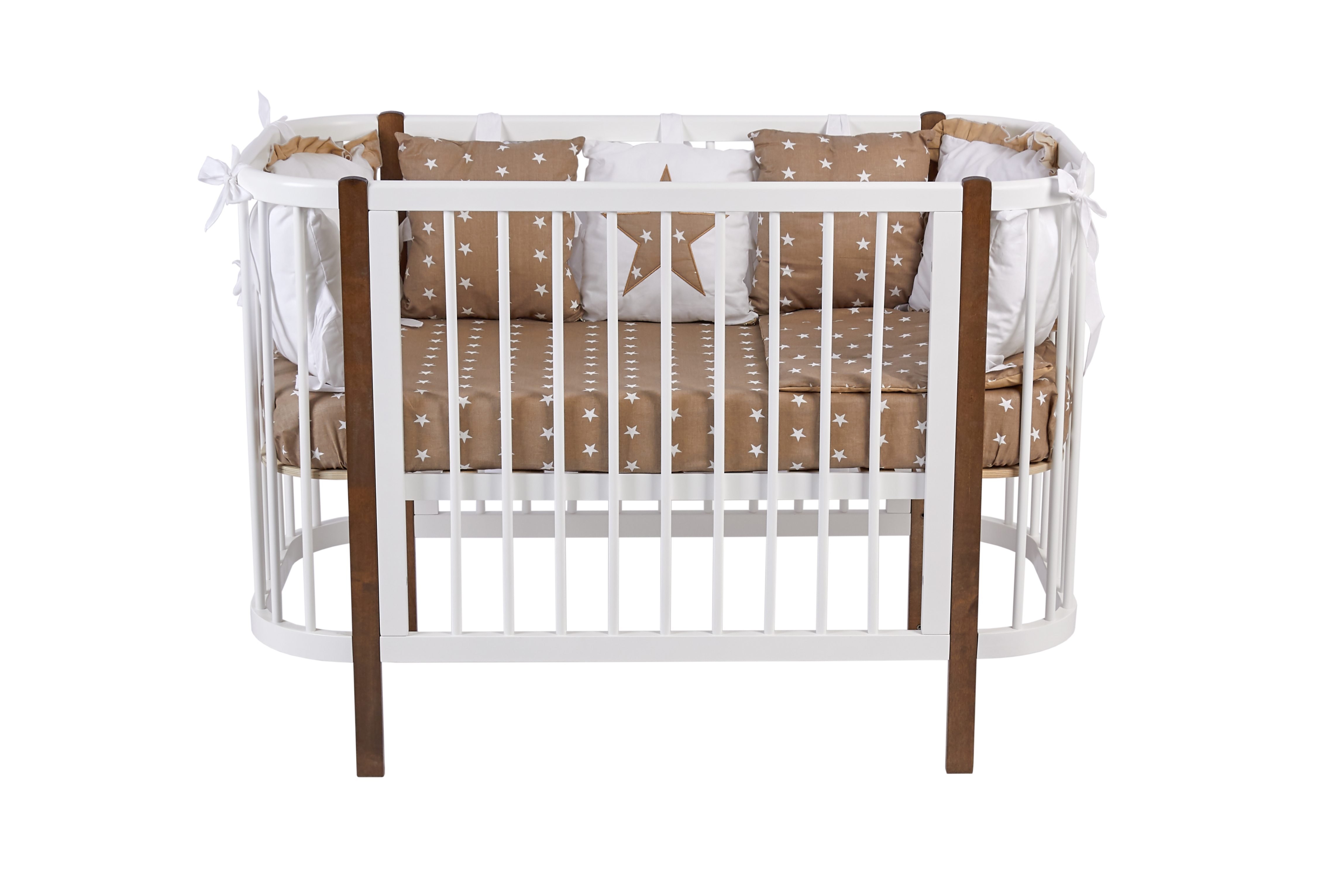 Детская кроватка Polini kids прямоугольная, продольный маятник - фото 32