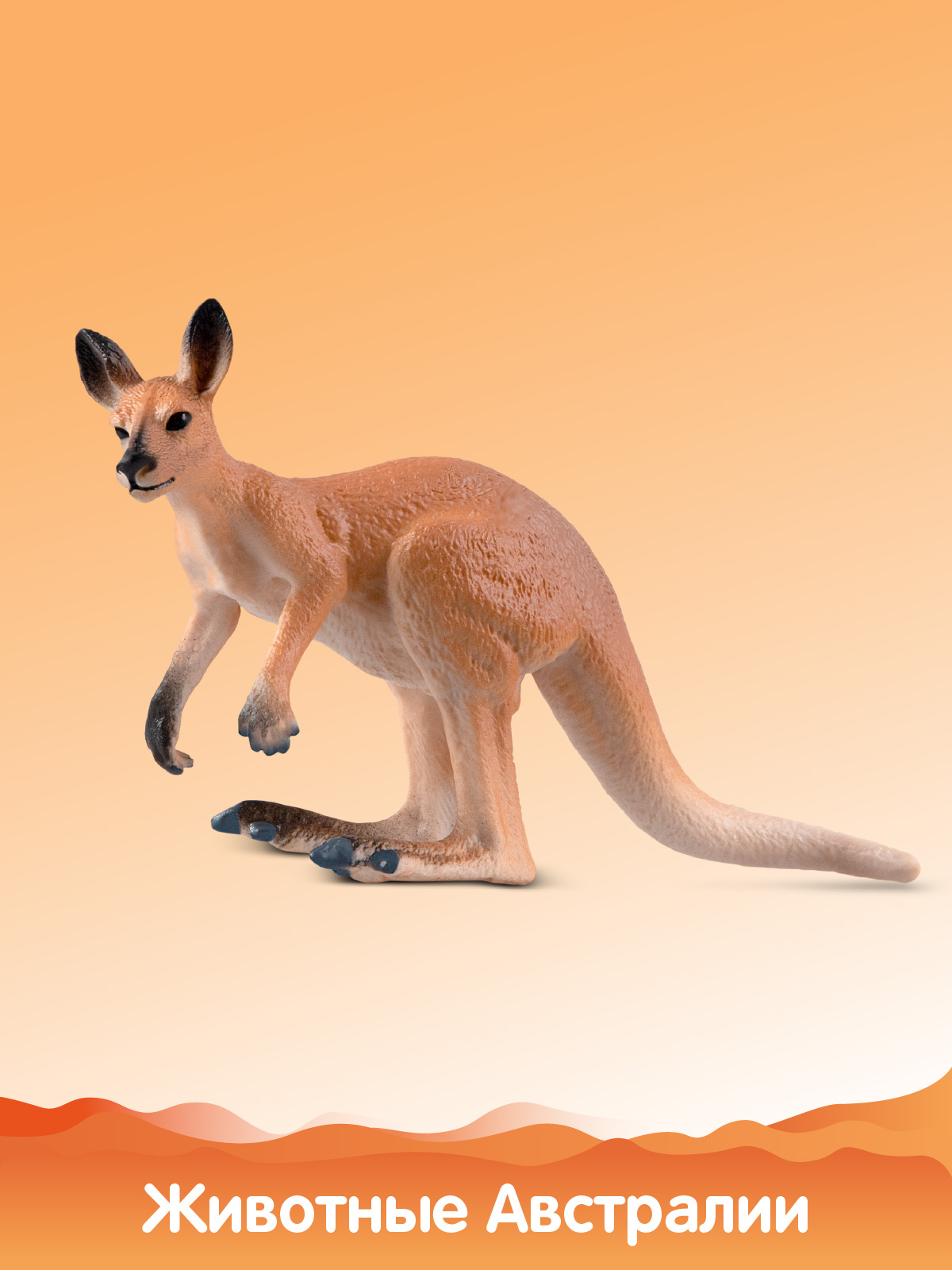 Игровой набор DARWIN Дикие животные Кенгуру 3шт - фото 6