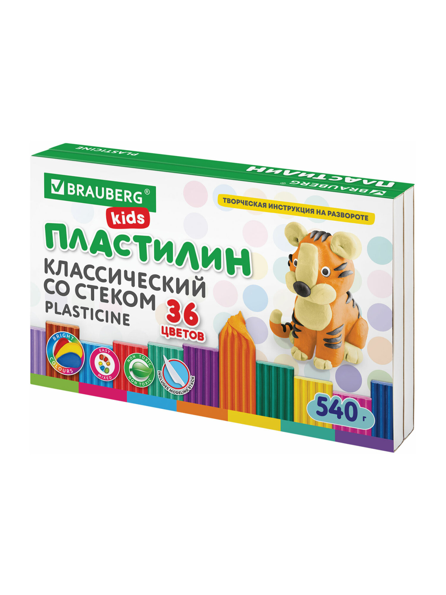 Пластилин Brauberg 36 цв. - фото 10