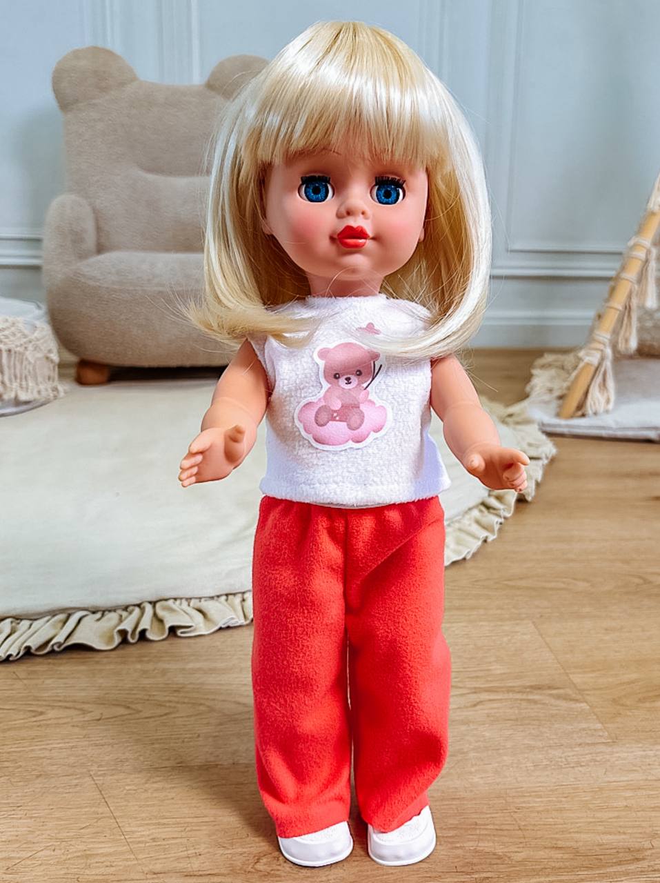 Кукла классическая СТРАНА КУКОЛ большая разговаривающая высота 40 см 25-18.3 - фото 16