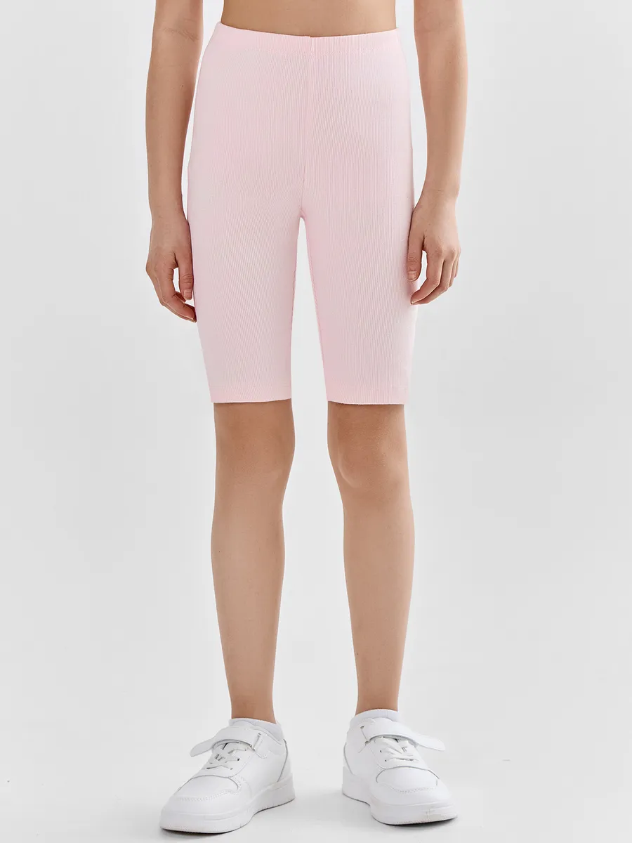 Велосипедки 2 шт Mark Formelle (Марк Формэль) 137753-2/графитовый acid wash +розовый acid wash - фото 3