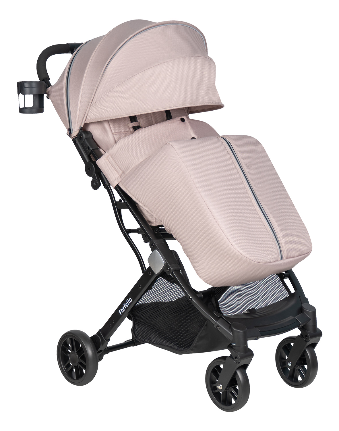 Коляска прогулочная Farfello Comfy Go Comfort бежевый - фото 12