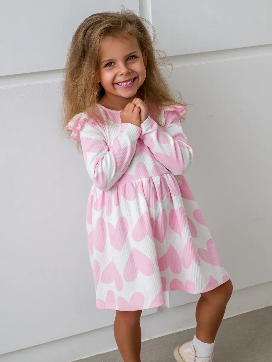 Платье NATIVIA ПТД/СЕРДЕЧКИРОЗОВЫЕ - фото 8
