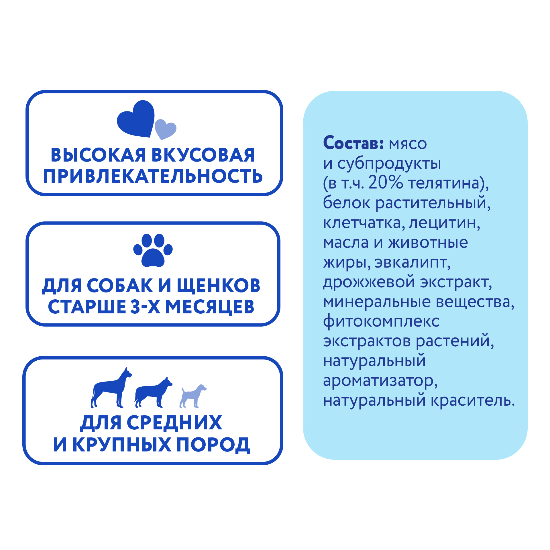Лакомство для собак Мнямс DENTAL 25г Зубные спонжи с эвкалиптом - фото 5