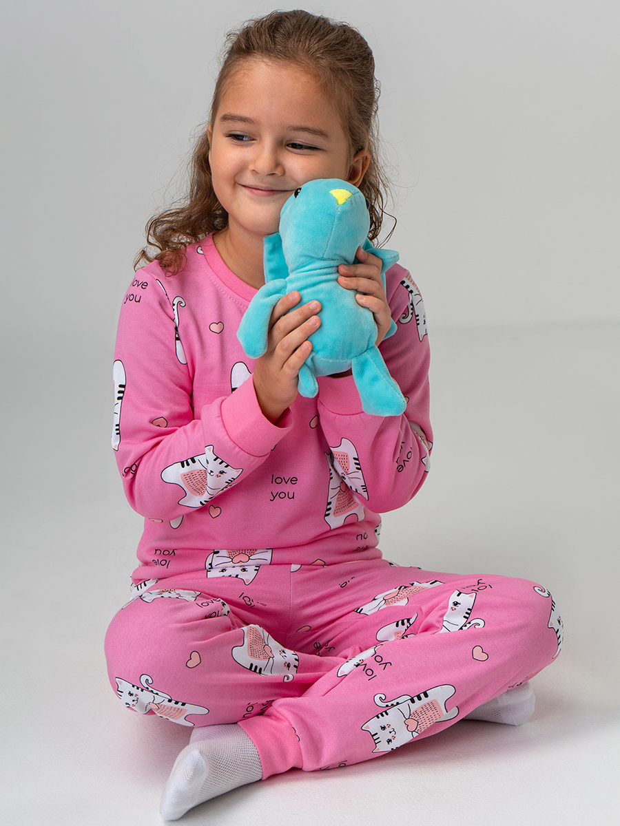 Пижама HappyFox HF00920розовый.коты - фото 10