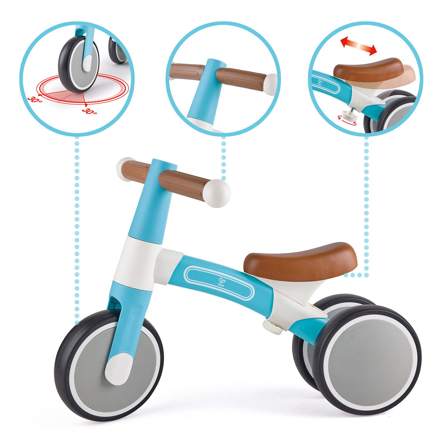 Трехколесный беговел Hape - фото 7