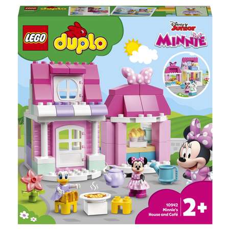 Конструктор LEGO DUPLO Дом и кафе Минни блочный