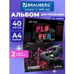 Альбом Brauberg А4 40 лист. 2 шт.