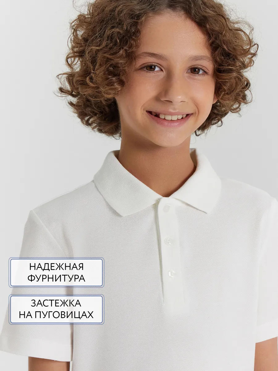 Поло Mark Formelle (Марк Формэль) 113430/1/белый - фото 7