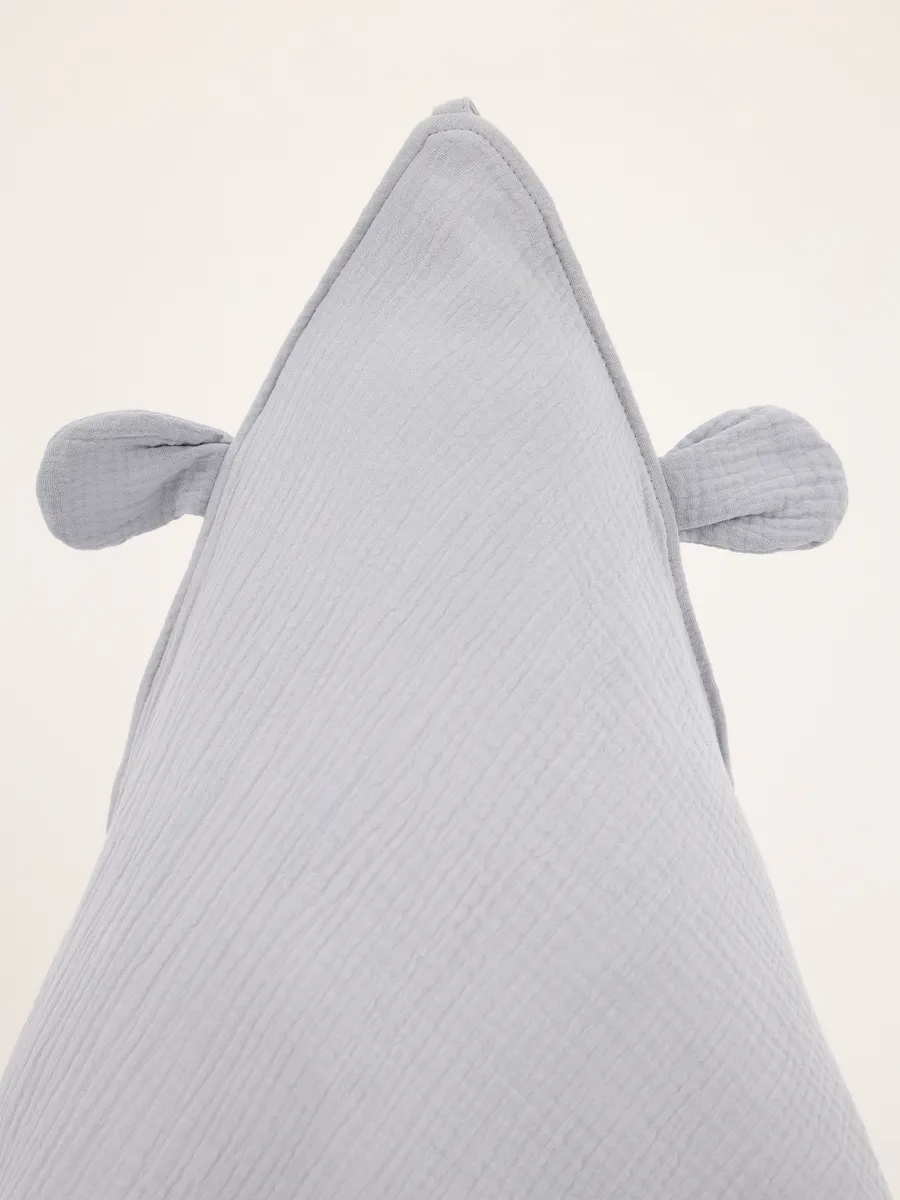 Полотенце Loo-Loo серое с ушками 95 x 95 см 1 шт. - фото 6