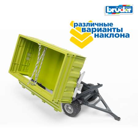 Прицеп Bruder Fliegl со съемным верхом 1:16