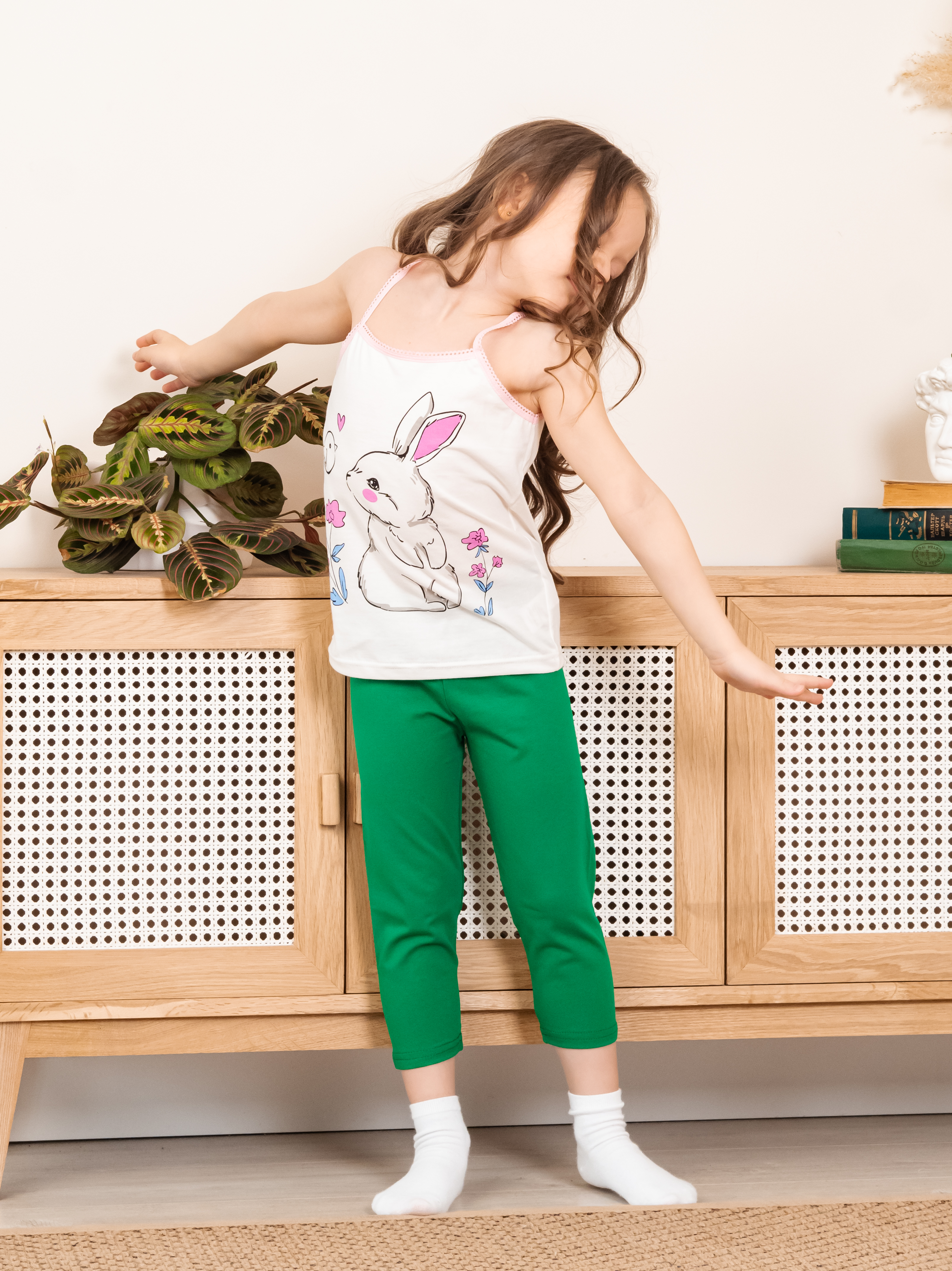 Майка 3 шт Babycollection 356/mkb002/sph/k3/008/p1/W*dмолочный,бирюзовый,розовый - фото 12