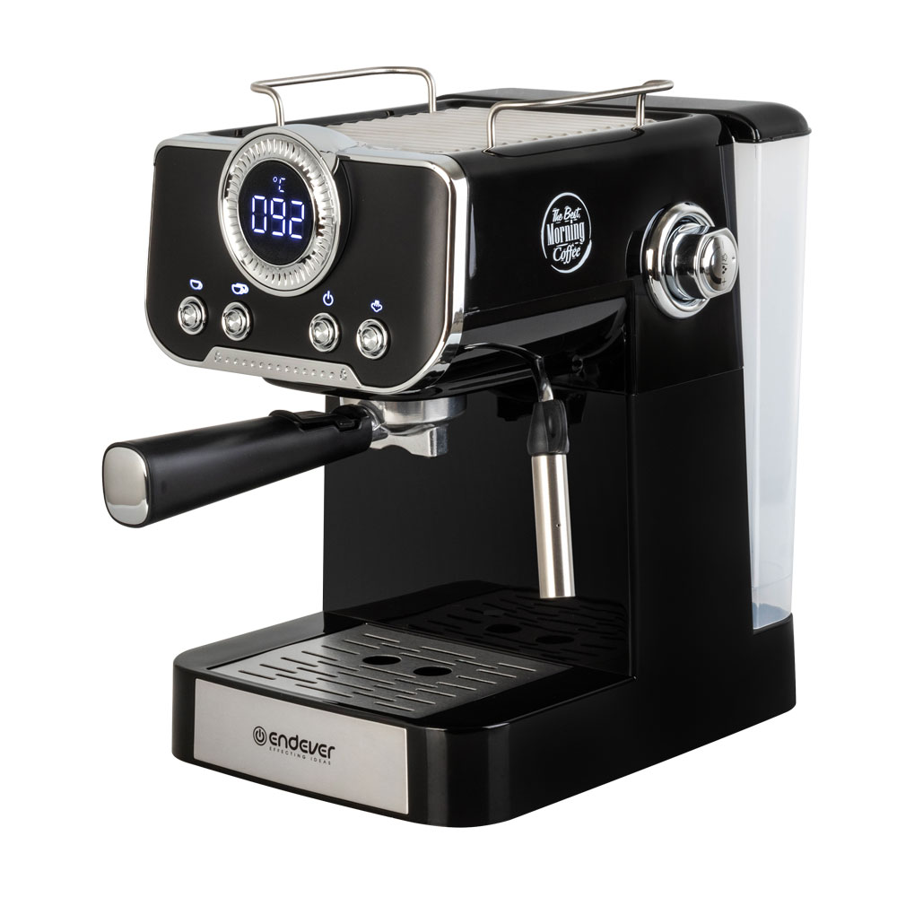 Кофеварка рожкового типа TUAREX Tuarex TK-1270, LED-дисплей , 950Вт, черный, 20 Бар - фото 12