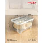 Ящик для хранения Econova TEX-BOX 4.5л бесцветный