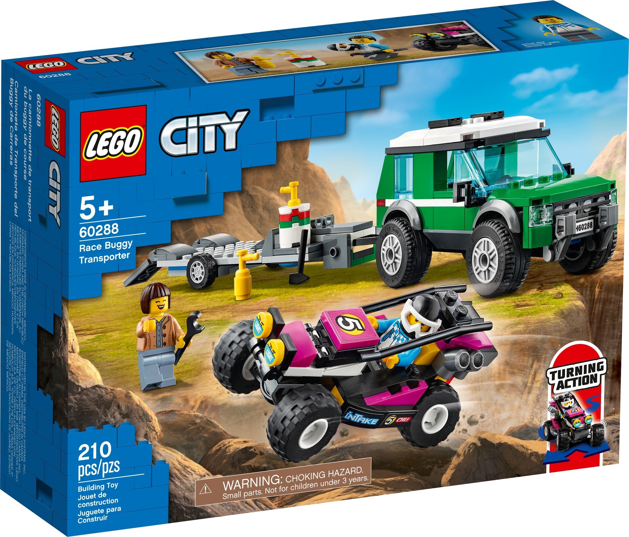 Изображение товара Конструктор LEGO City Транспортировка карта 60288 525 деталей игровой набор для детей